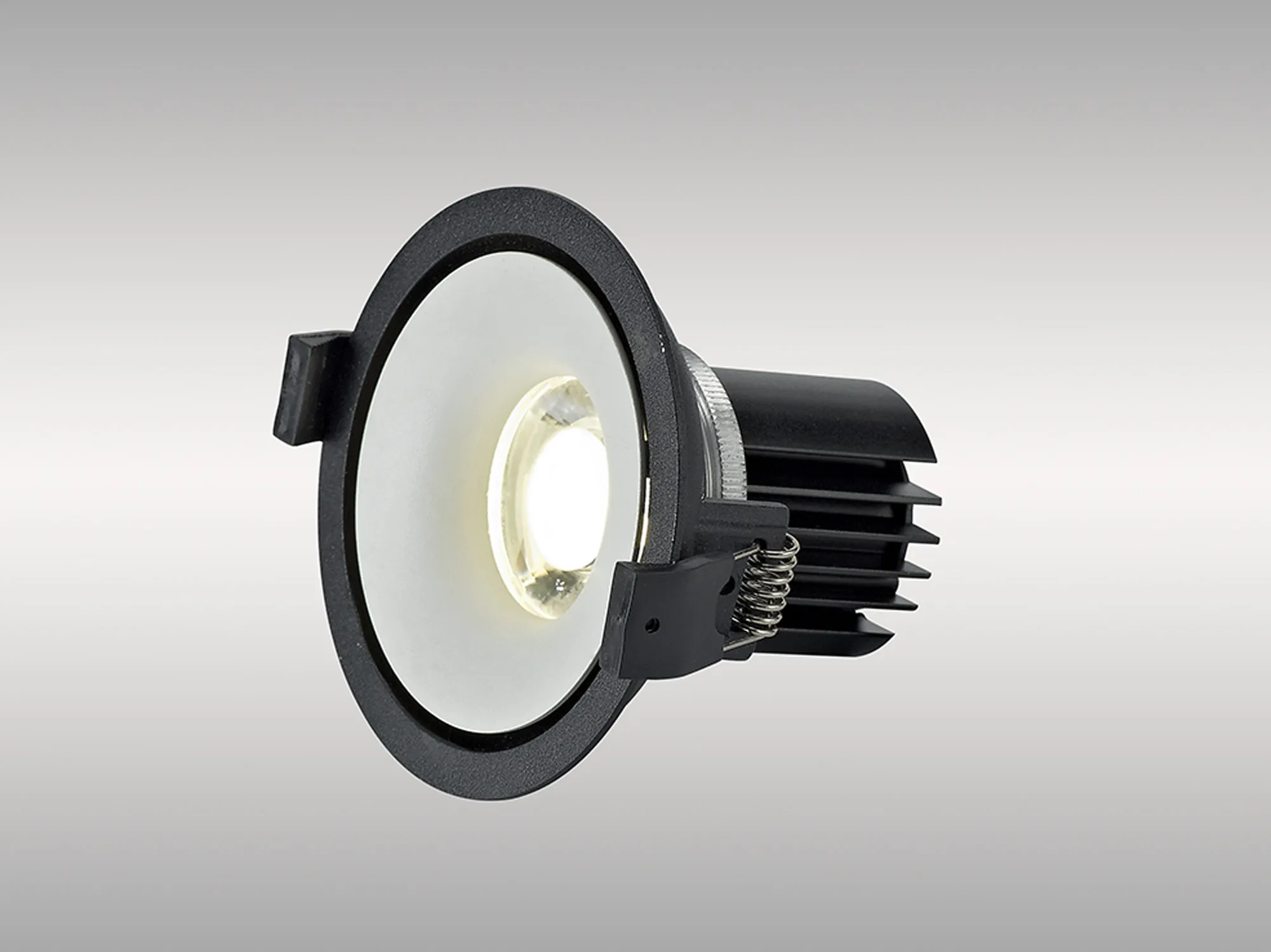Bolor 9 Tridonic Powered 9W 3000K 840lm 24° CRI>90 LED Engine Black/White Fixed Recessed Spotlight, IP20 DM202044  Dlux Bolor 9